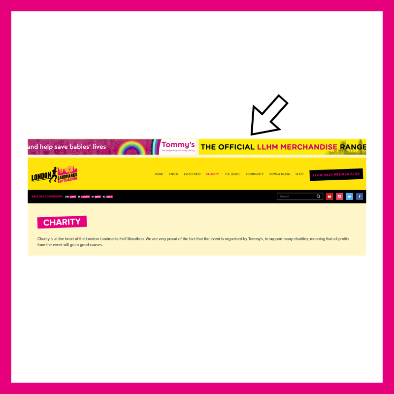 Leaderboard on 'Charity' Page